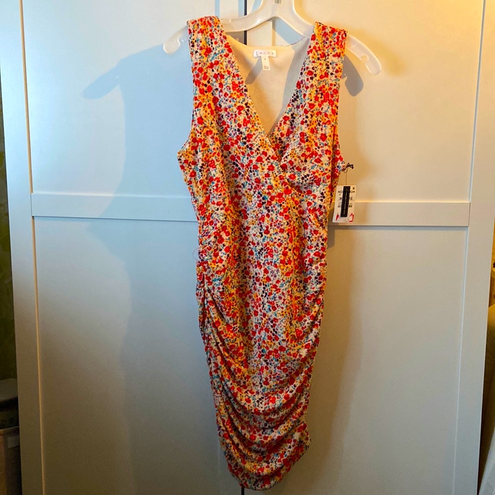 LEITH floral bodycon